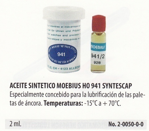 Aceite Sintético Moebius HO 941 Syntescap